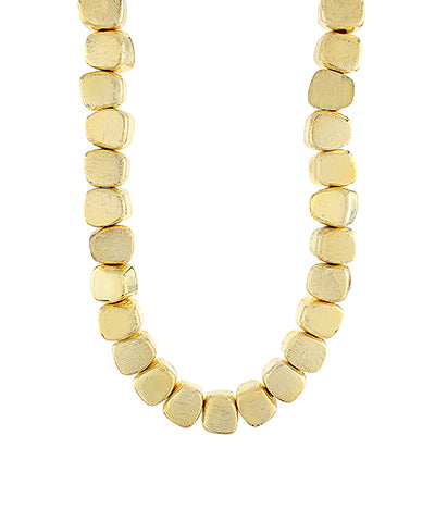 Textured Square Necklace