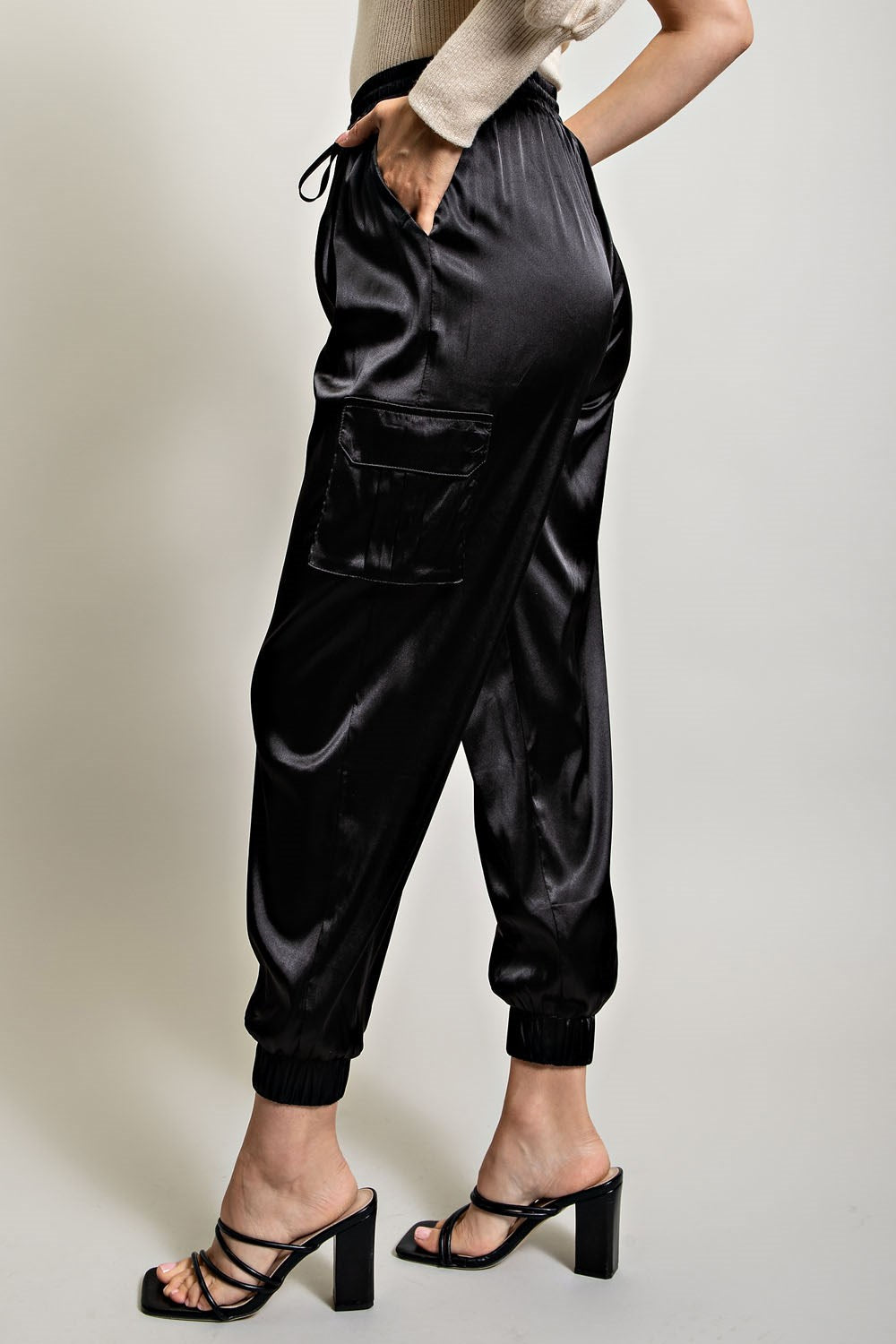 SATIN JOGGERS