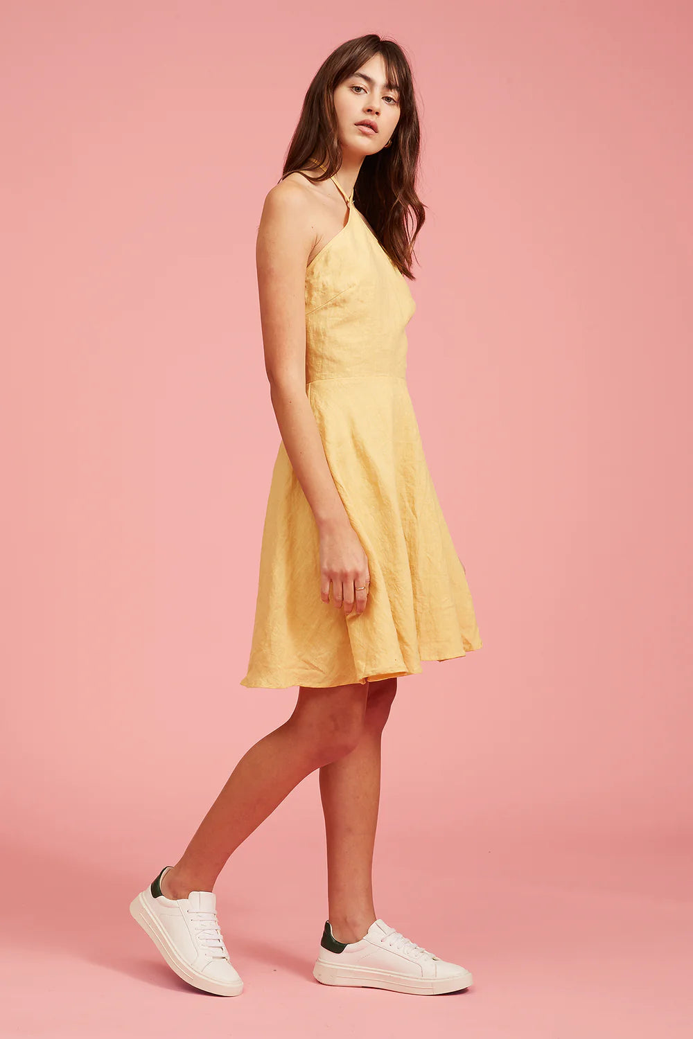 AGNES HALTER DRESS