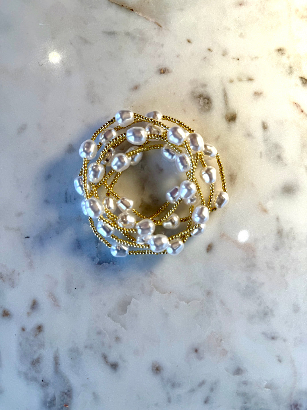 Pearl Bracelet Stack