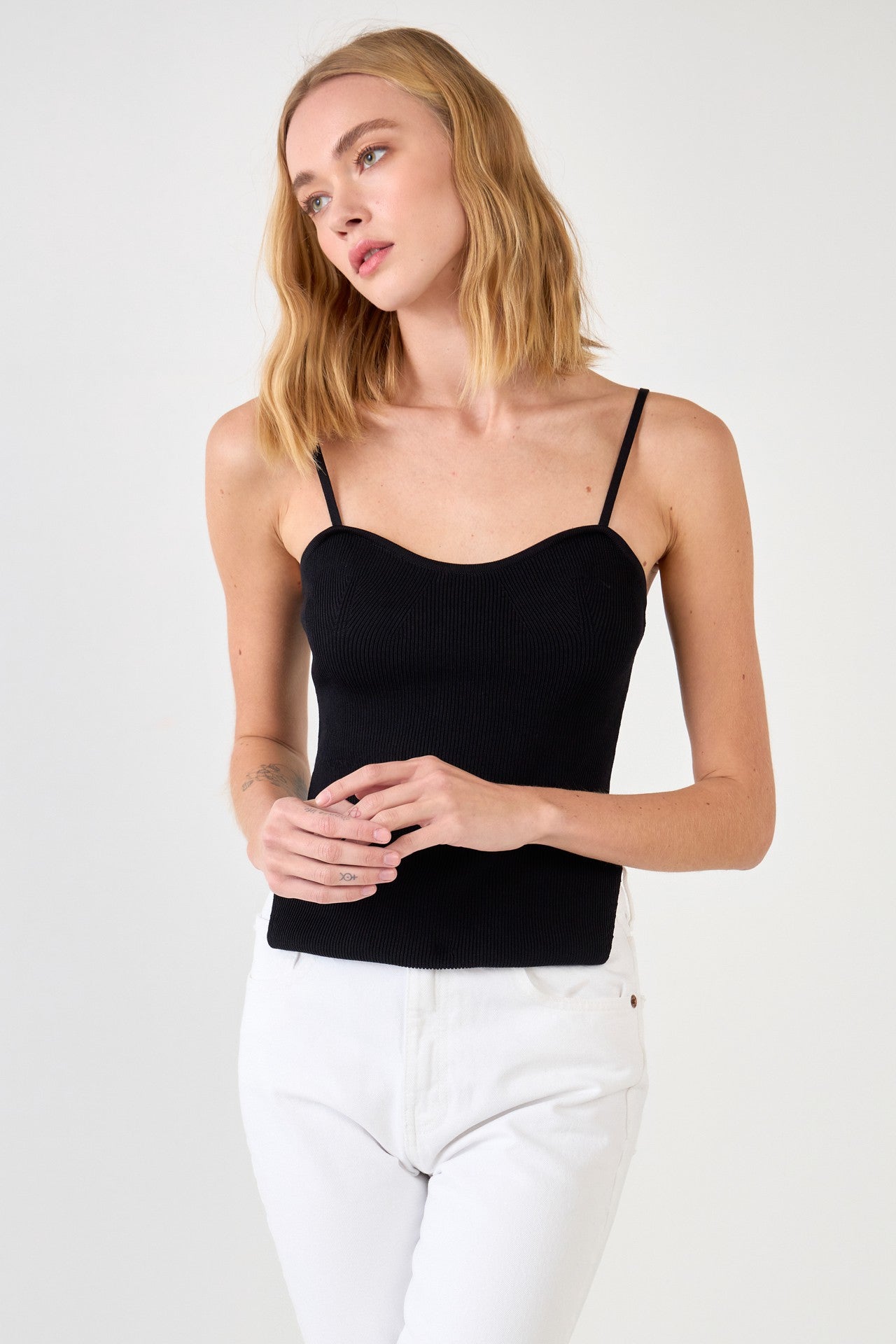 FREYA CORSET KNIT CAMI