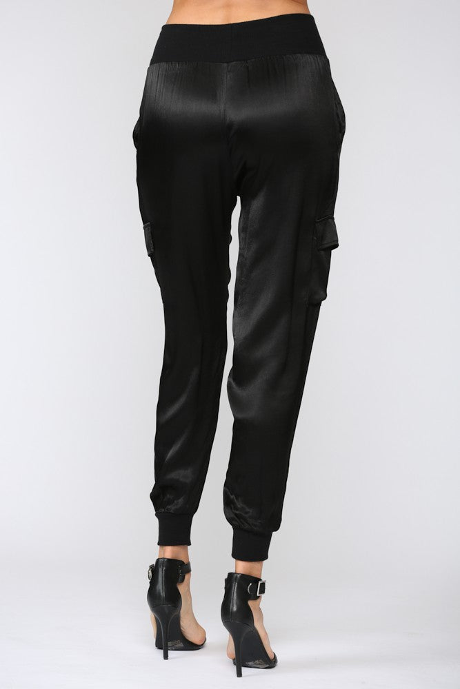 Satin Jogger Set