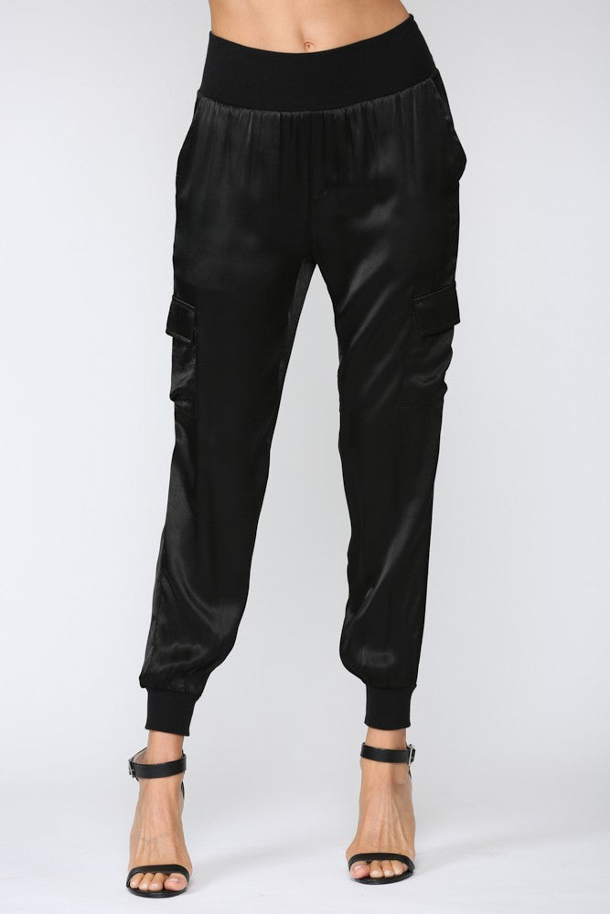 Satin Jogger Set