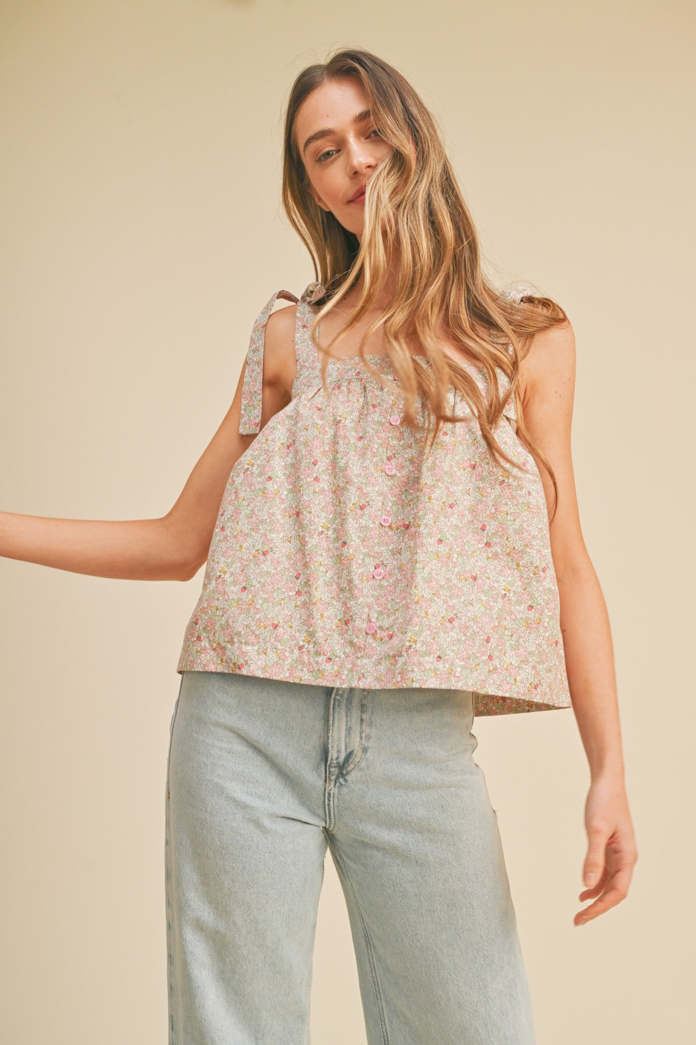 NORA TIE TOP