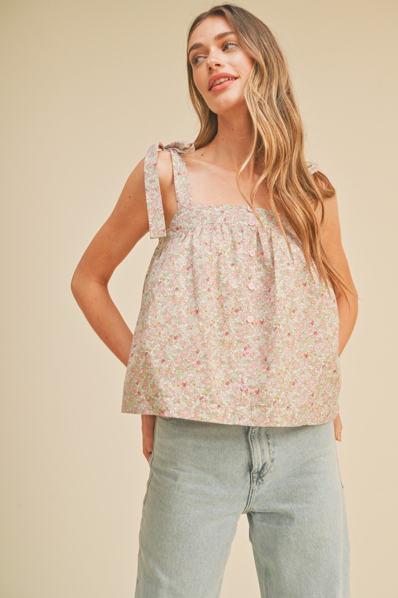 NORA TIE TOP