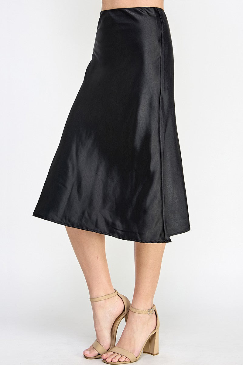 Sinclair Satin Skirt
