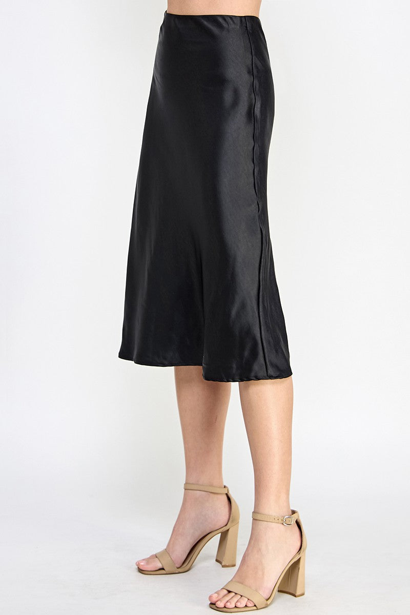 Sinclair Satin Skirt