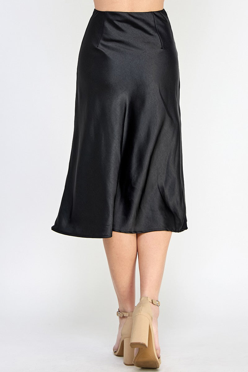 Sinclair Satin Skirt