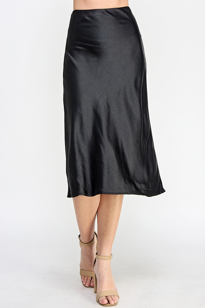 Sinclair Satin Skirt