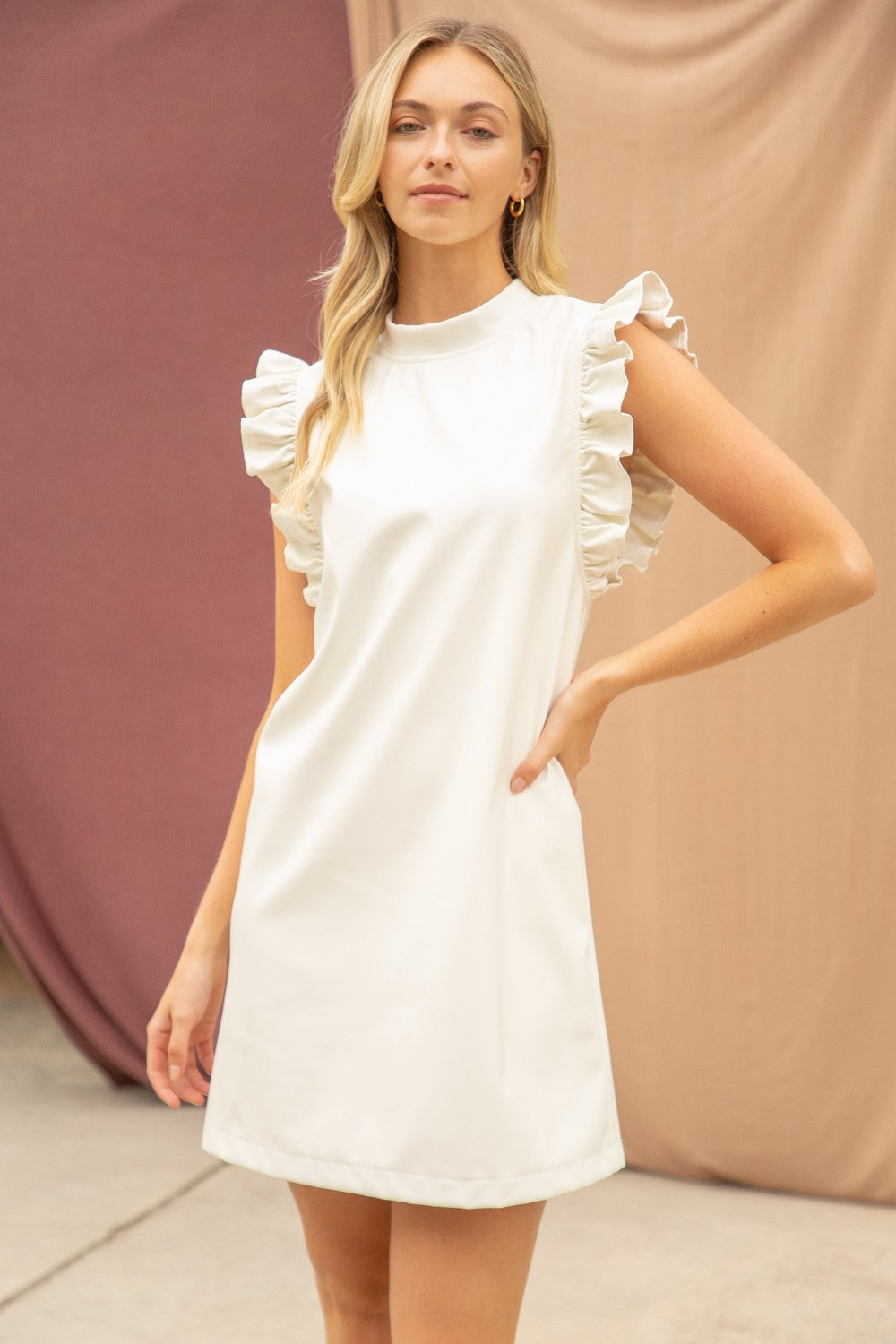 Avery Faux Leather Dress