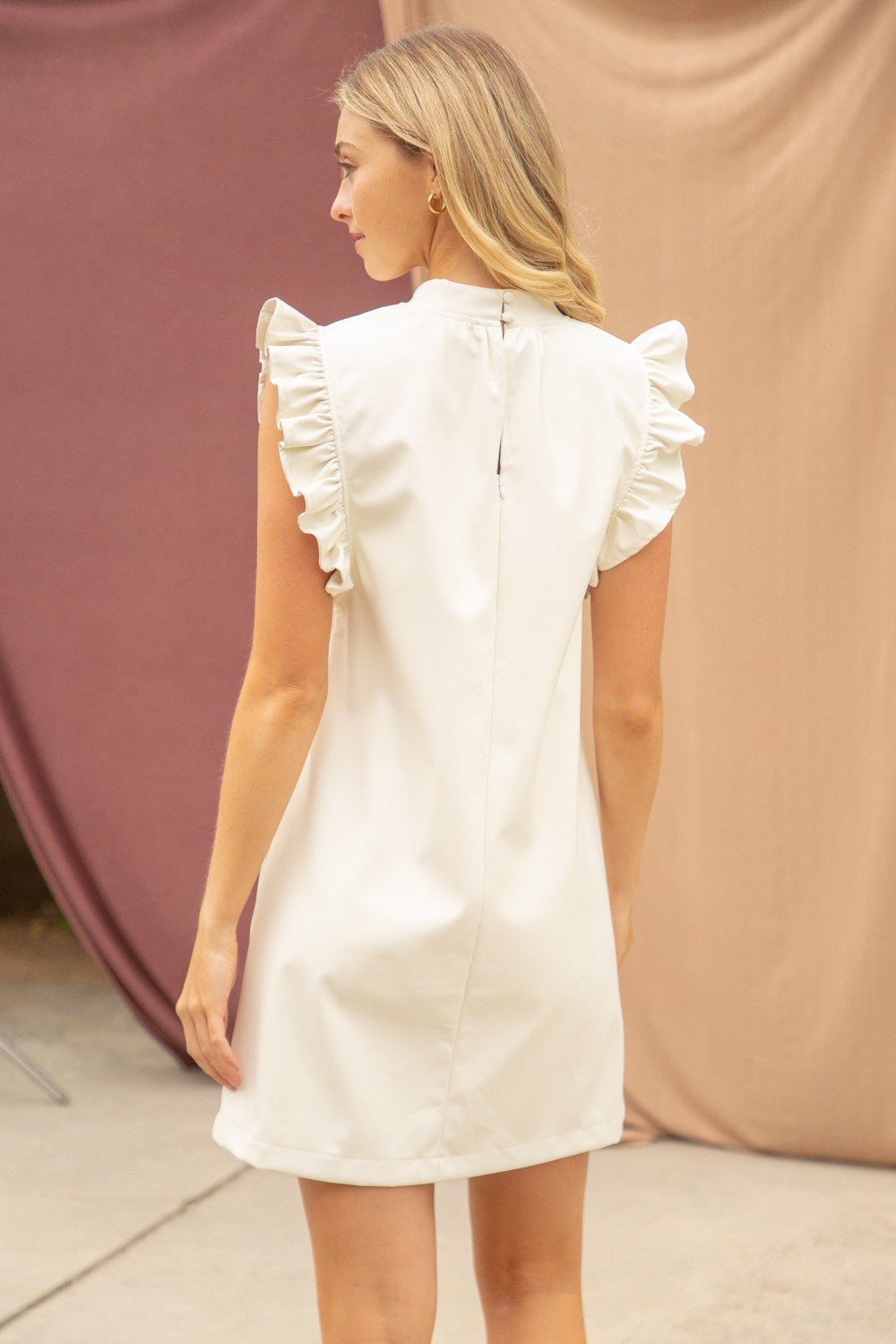Avery Faux Leather Dress
