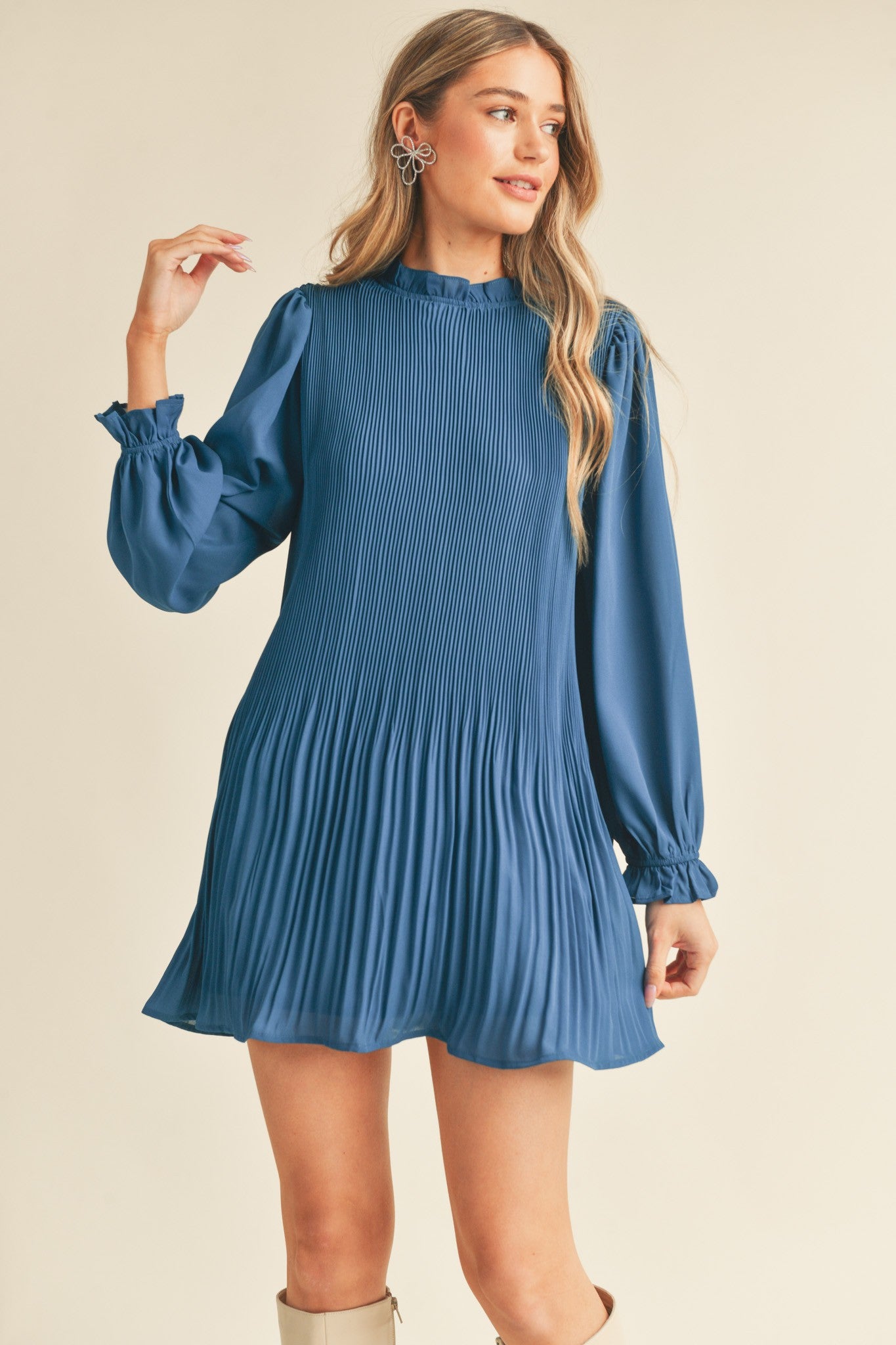 POPPY PLEATED DRESS