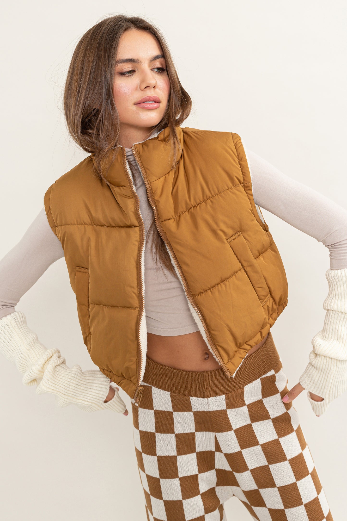 Reversible Puffer Vest