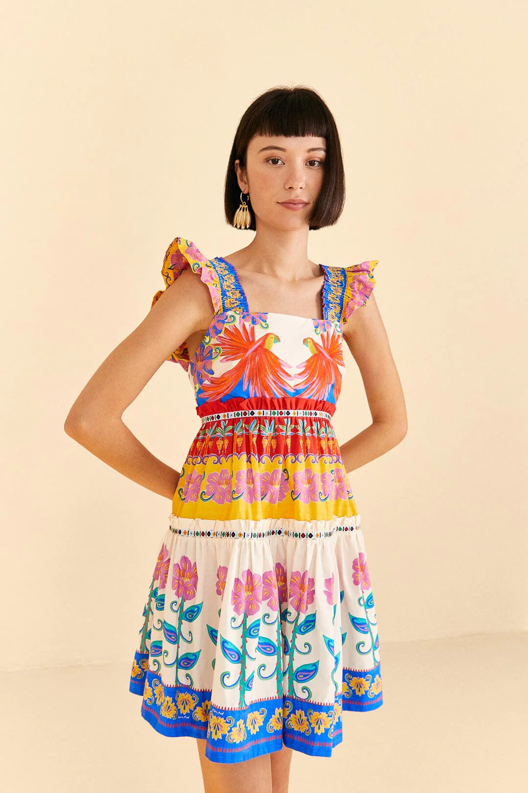 VIVID GARDEN MINI DRESS