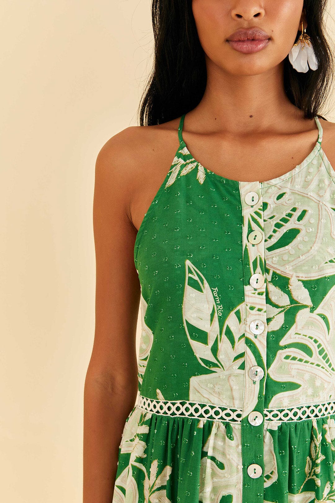Monsteras Midi Dress