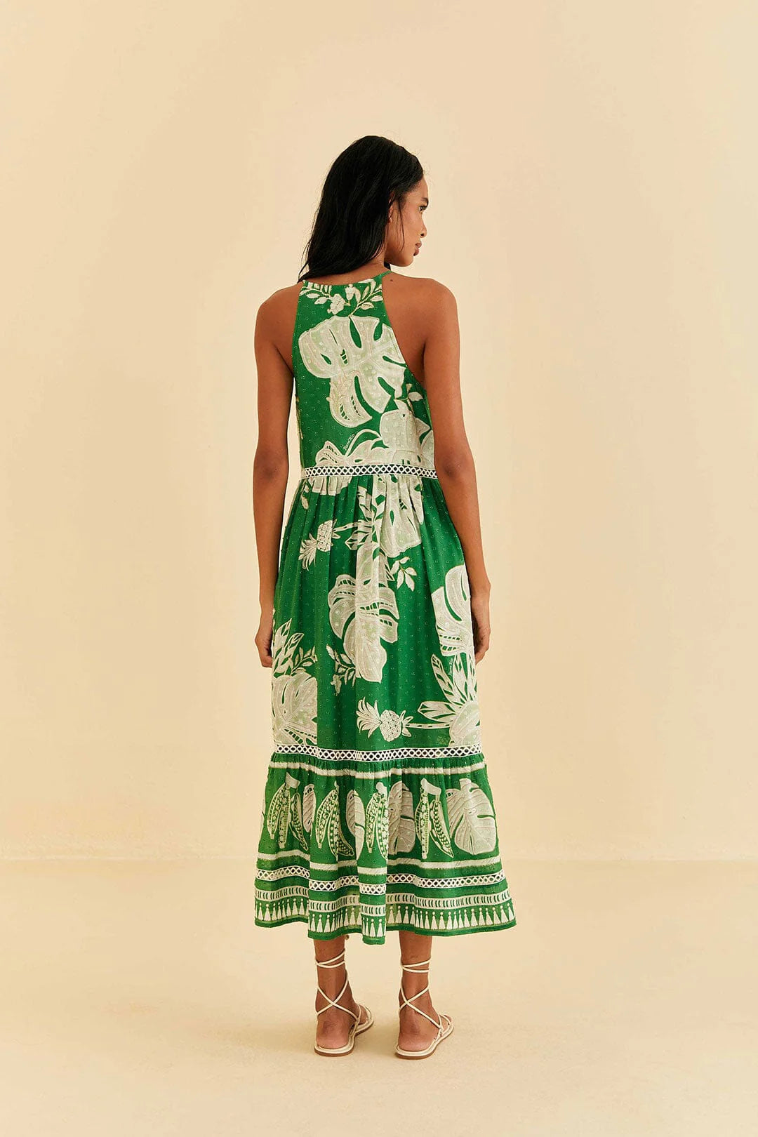 Monsteras Midi Dress