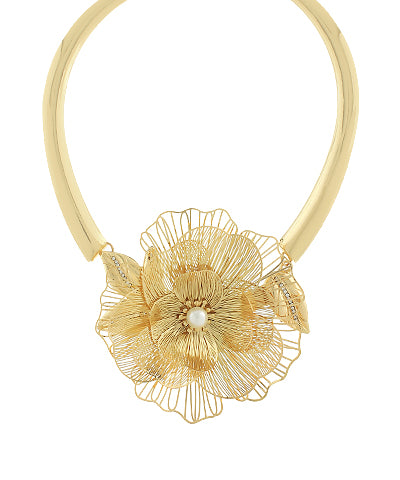 Filigree Flower Necklace