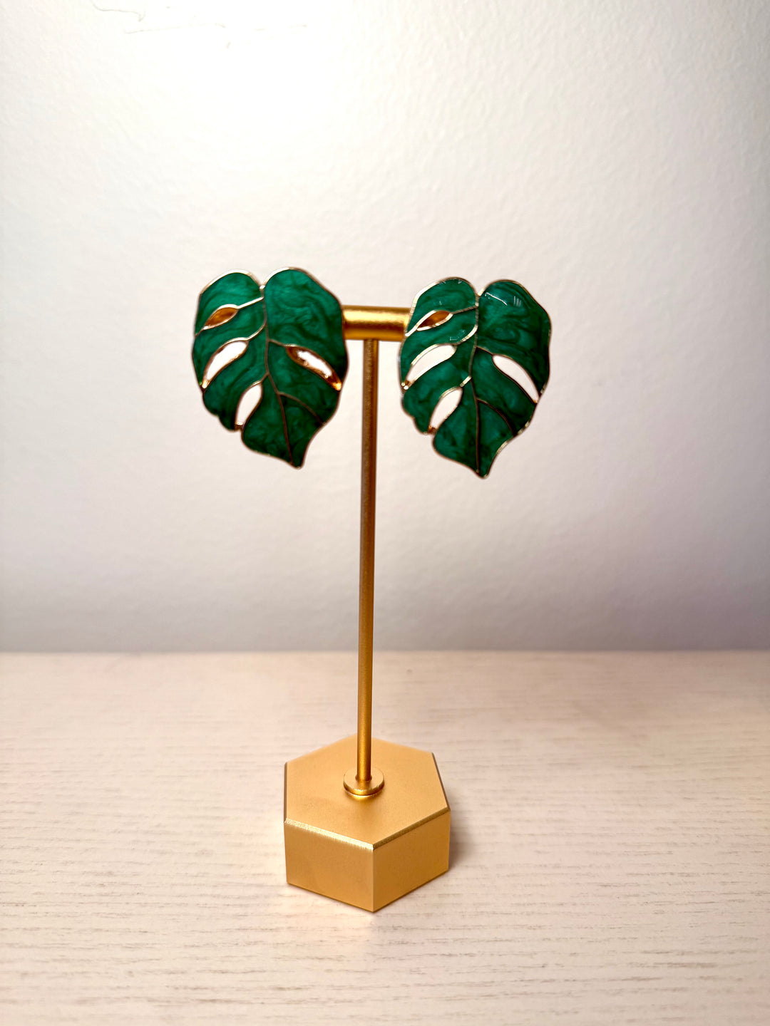 Palm Leaf Earrings