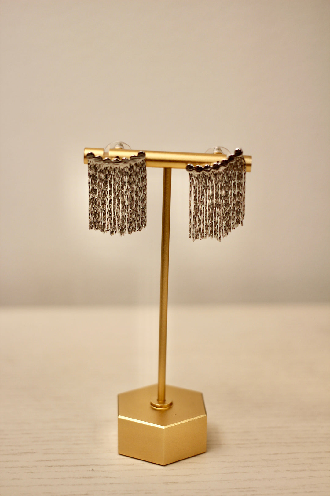 Mini Wide Tassel earrings