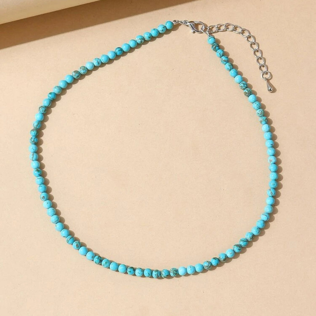 Turquoise Beaded Necklace