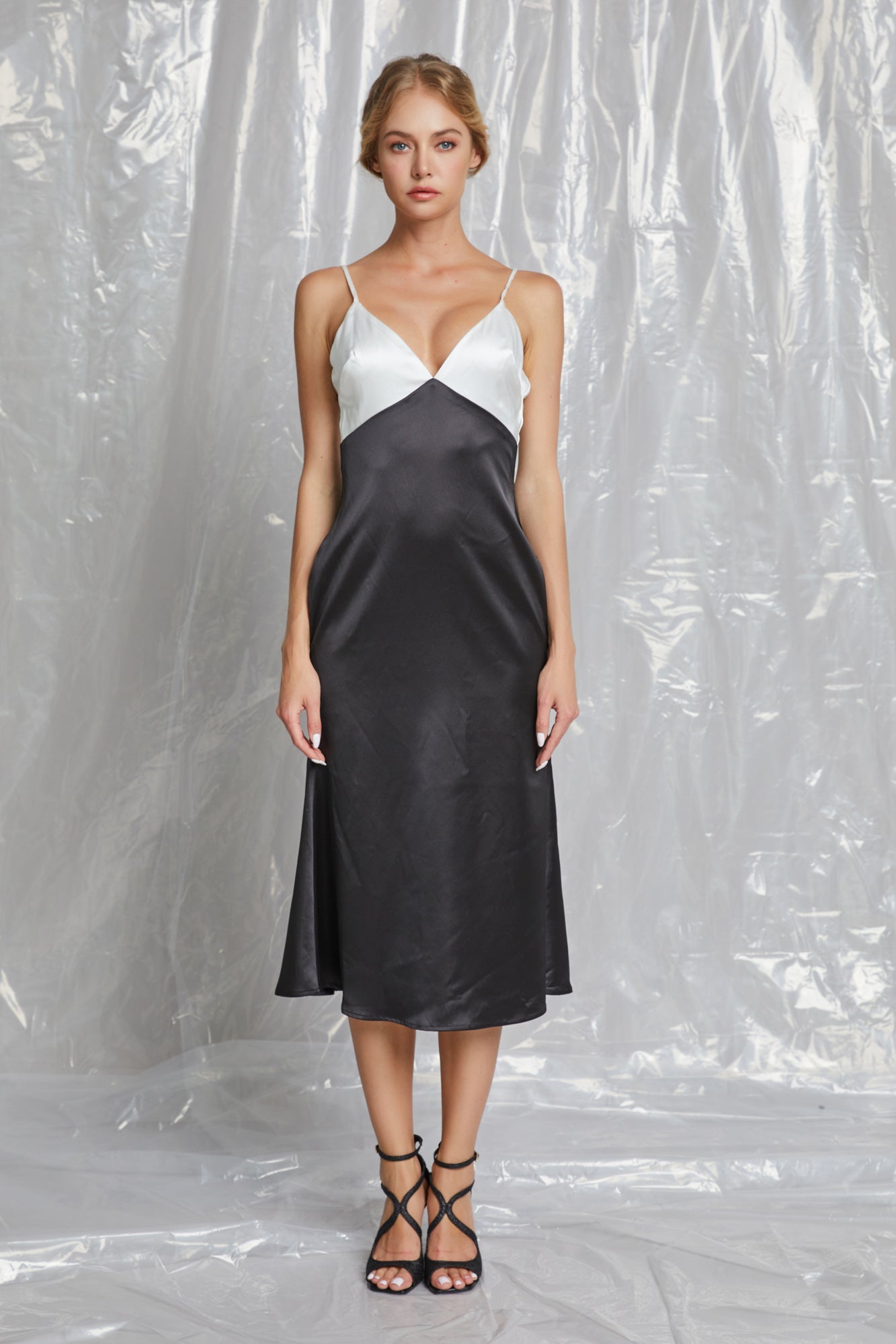 Colorblock Cocktail Dress