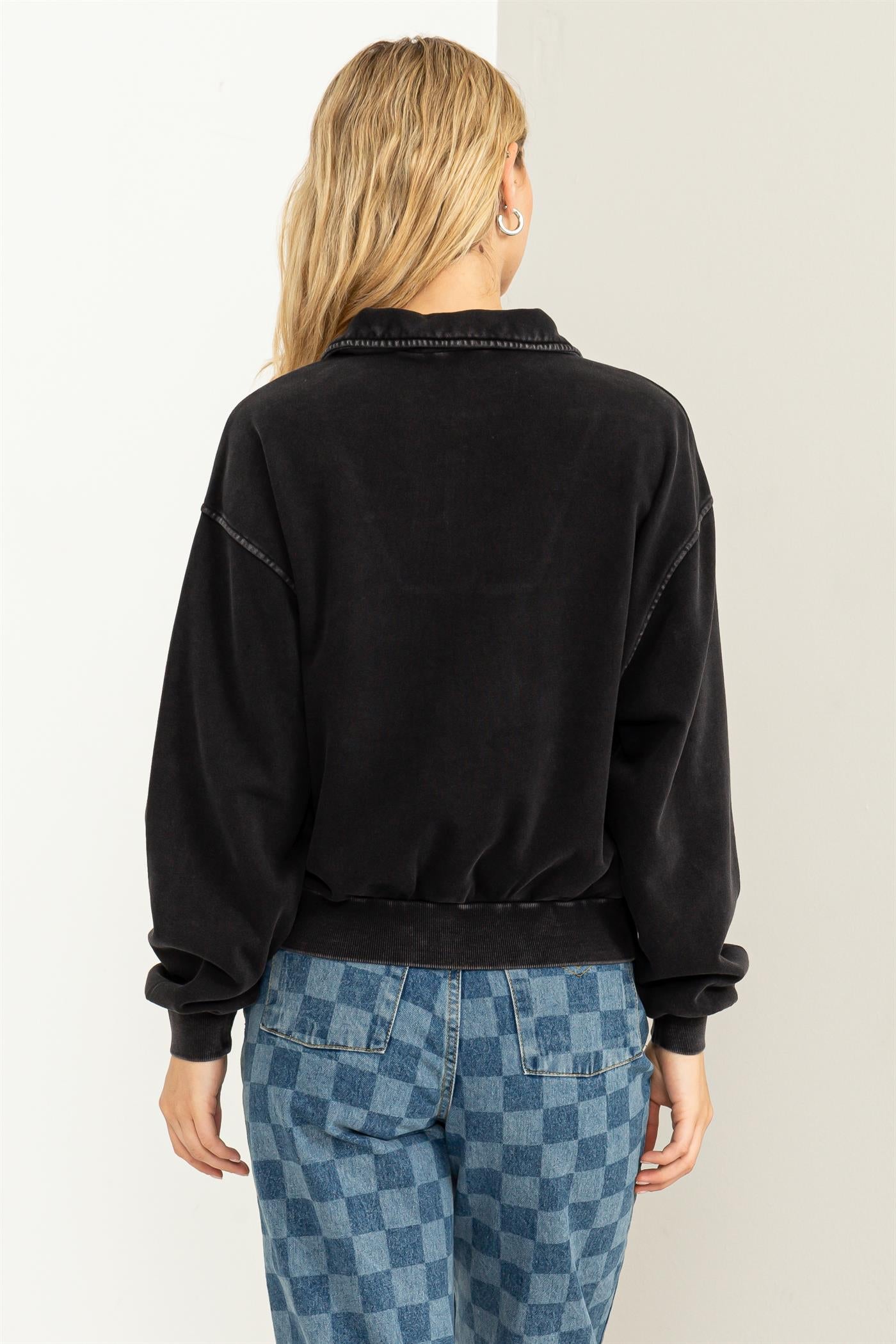 Hayley Half Zip Sweatshirt
