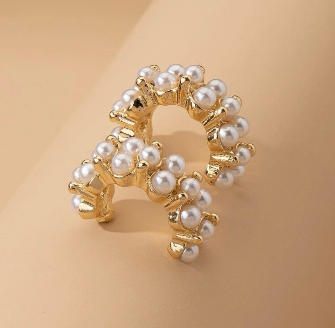 Dainty Pearl Hoop