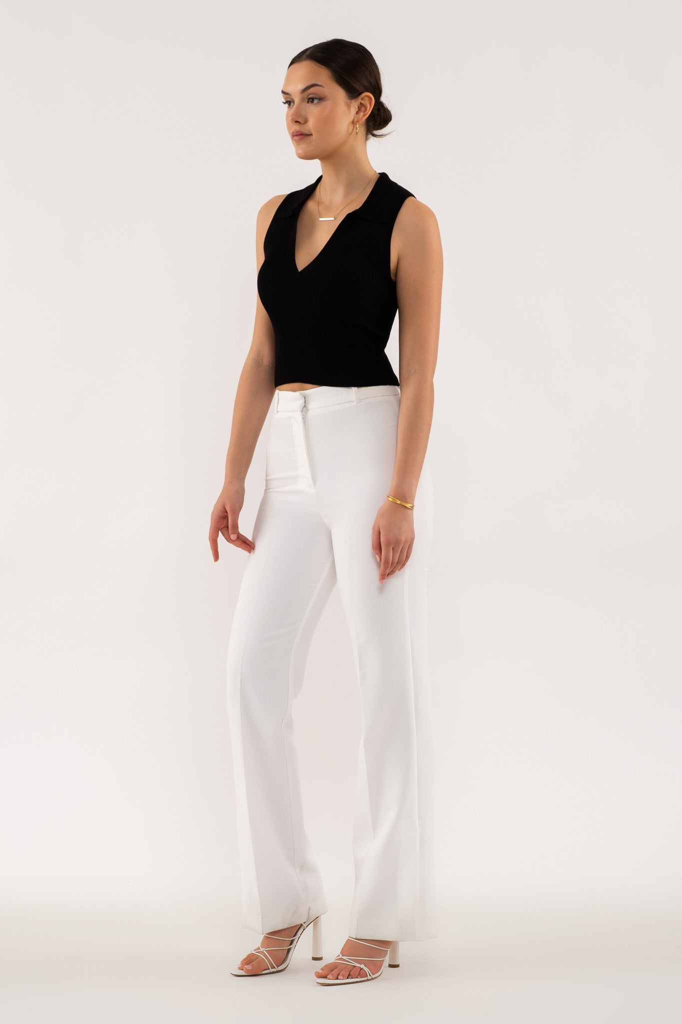Leila Collared Top