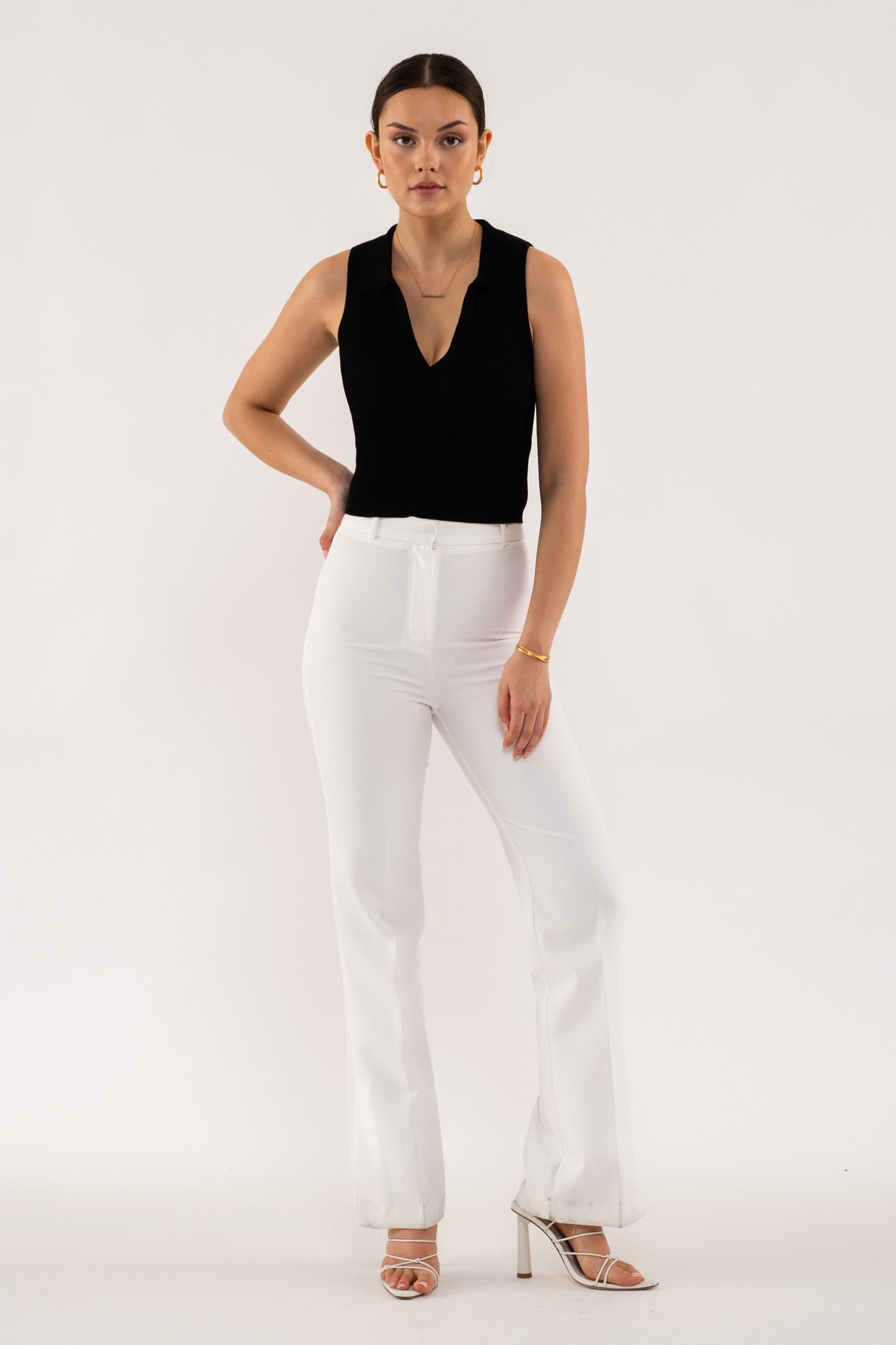 Leila Collared Top