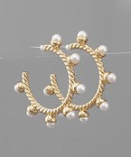 Pearl Dot Earrings