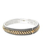 TWO TONE VINTAGE STYLE BRACELET