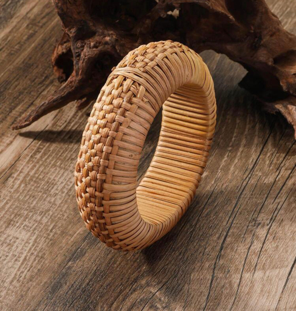 Straw Bangle Bracelet