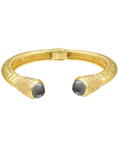 STONE END HAMMERED CUFF