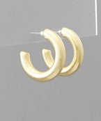 Gold Minimalist Hoops