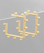 Geo Square Hoops