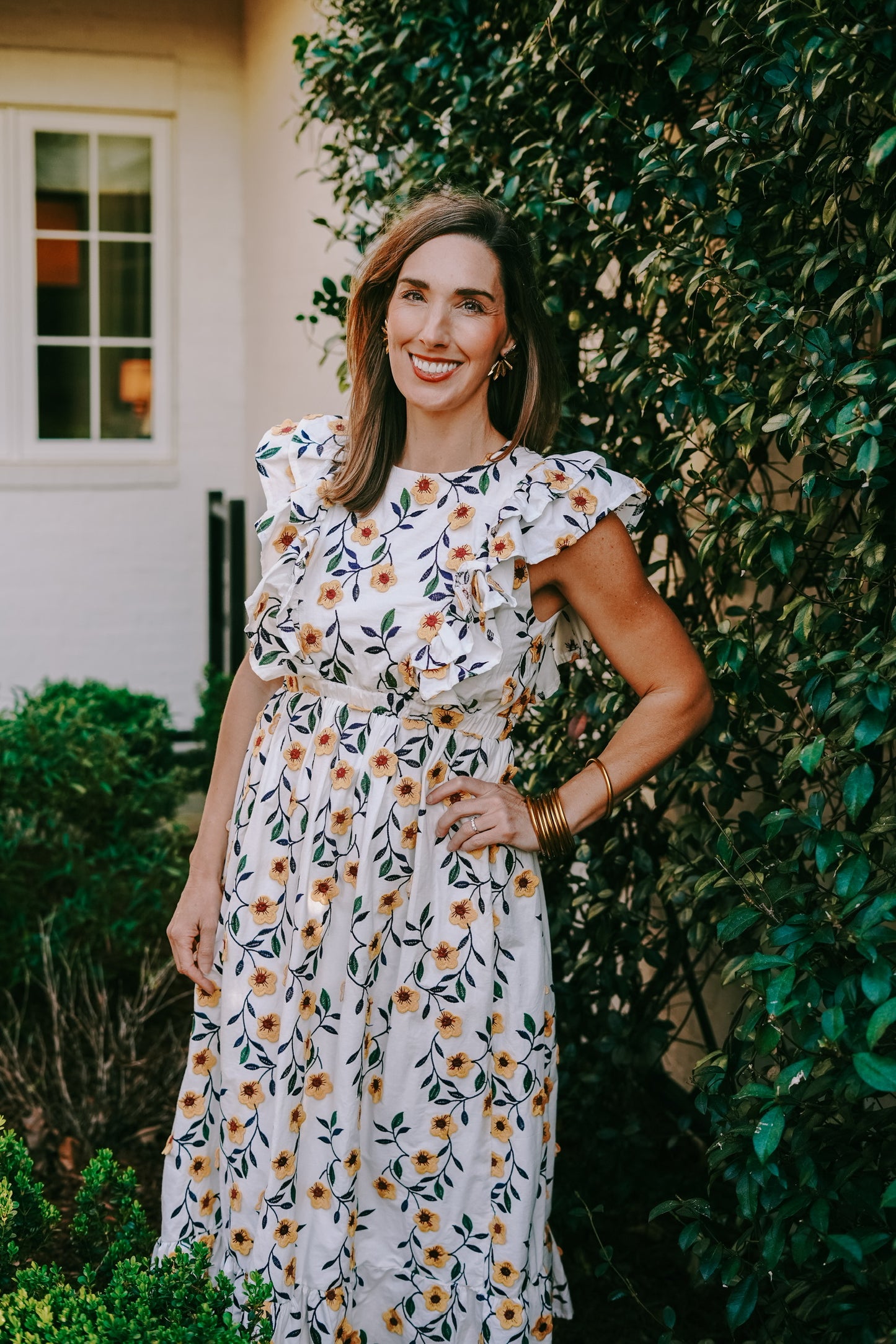SUNFLOWER MAXI DRESS YELLOW