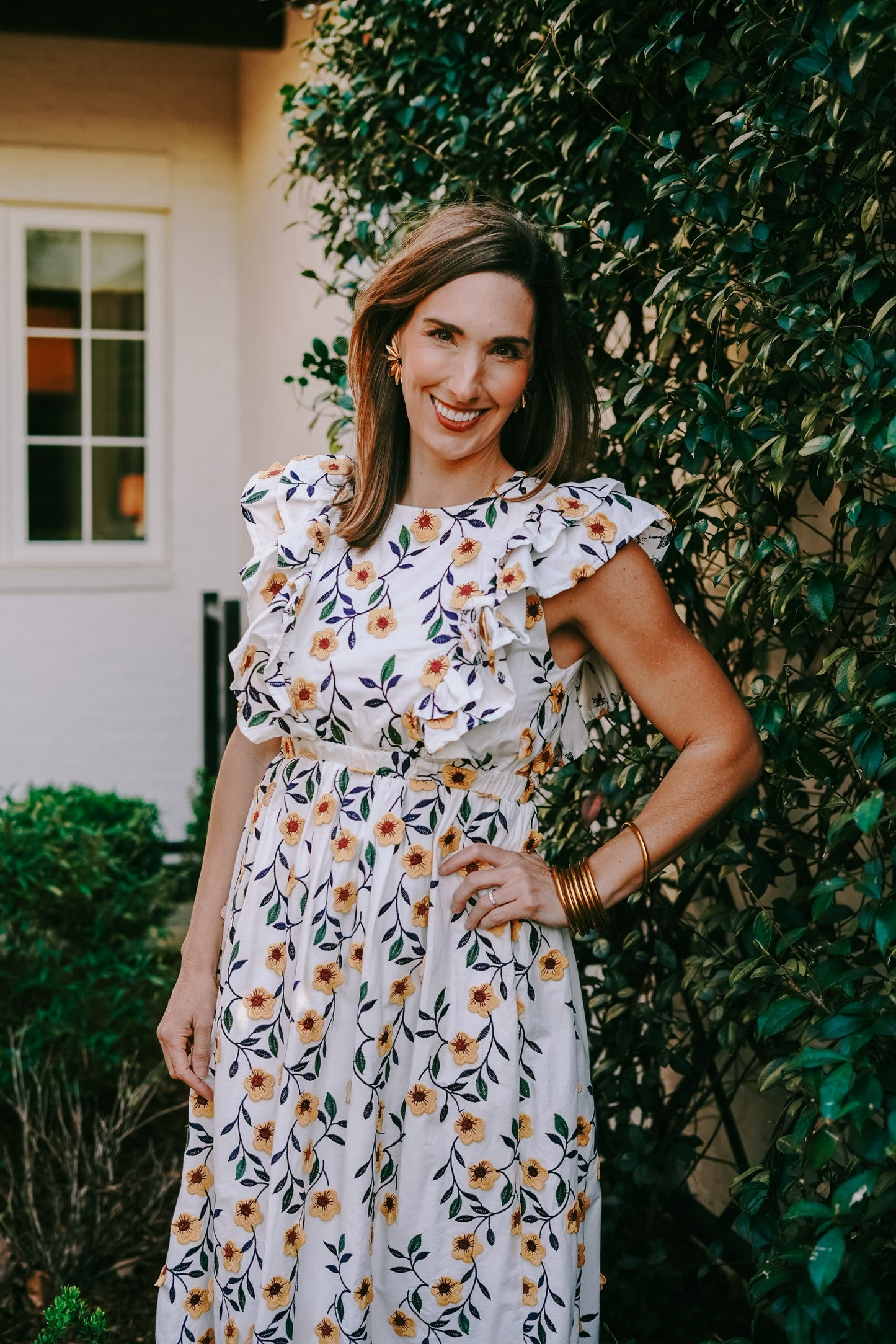 SUNFLOWER MAXI DRESS YELLOW