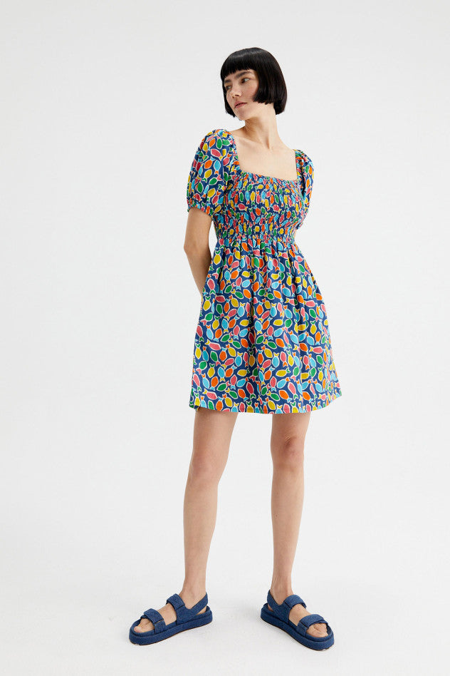 HONEYCOMB MINI DRESS