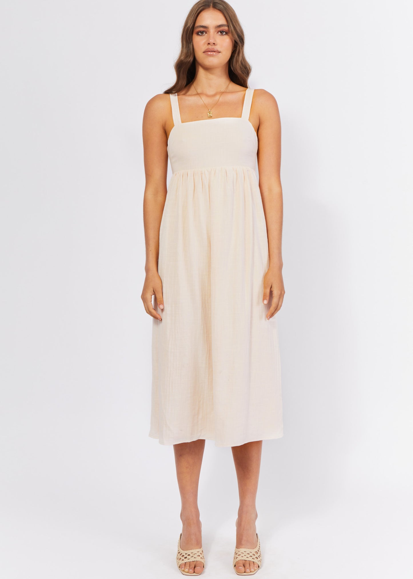 LEXI MIDI DRESS DUSTY PINK
