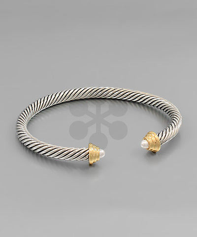 Pearl End Cuff