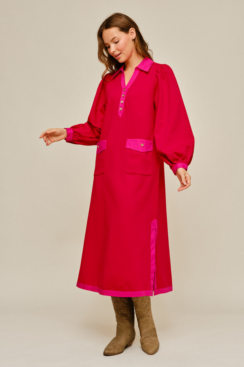 Vivie Dress - Red