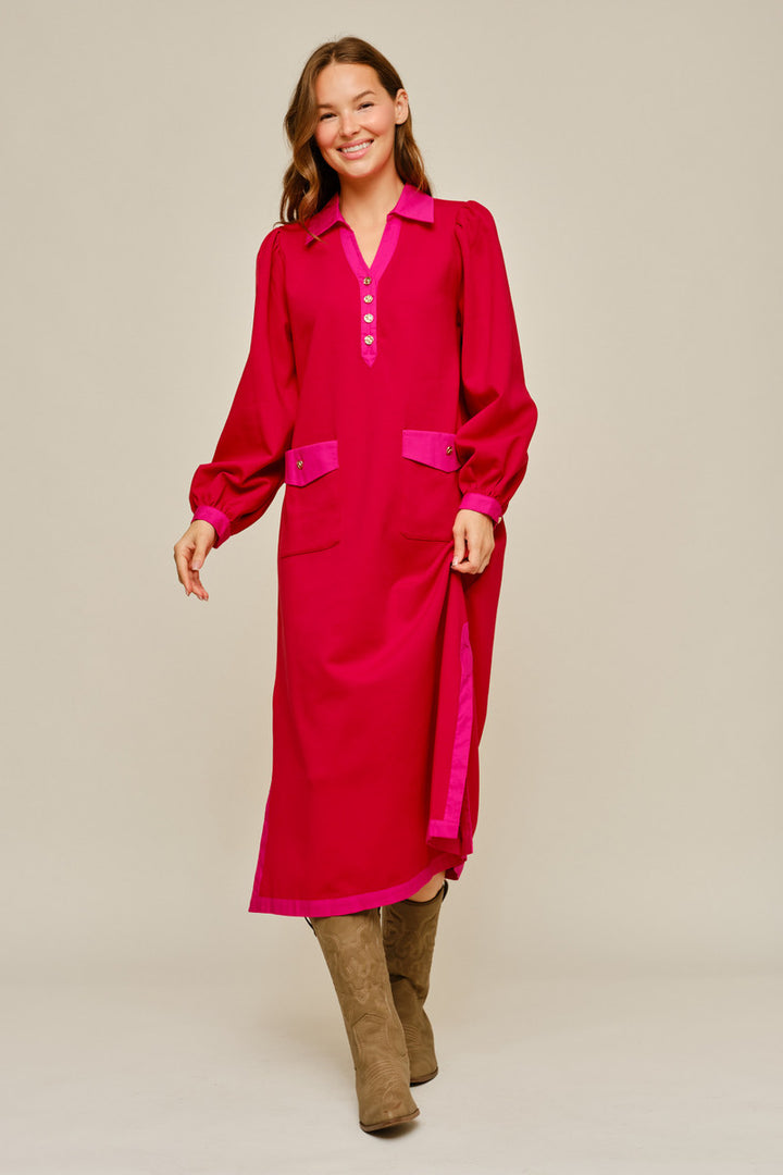 Vivie Dress - Red