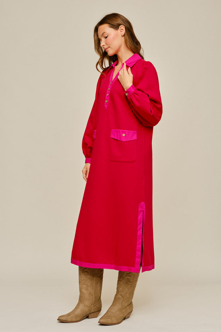 Vivie Dress - Red