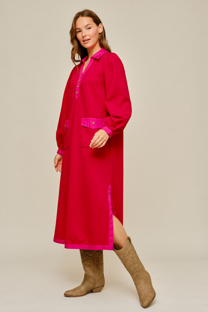 Vivie Dress - Red