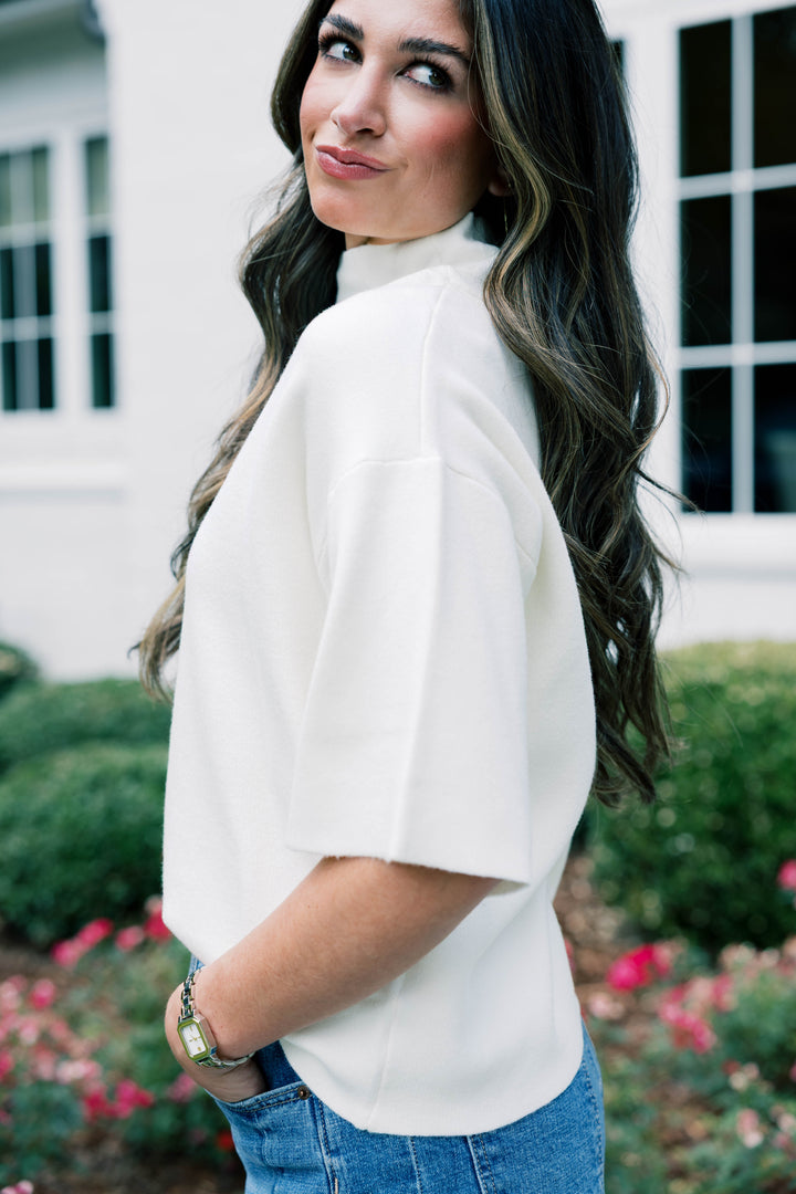 Serene Short Sleeve Sweater