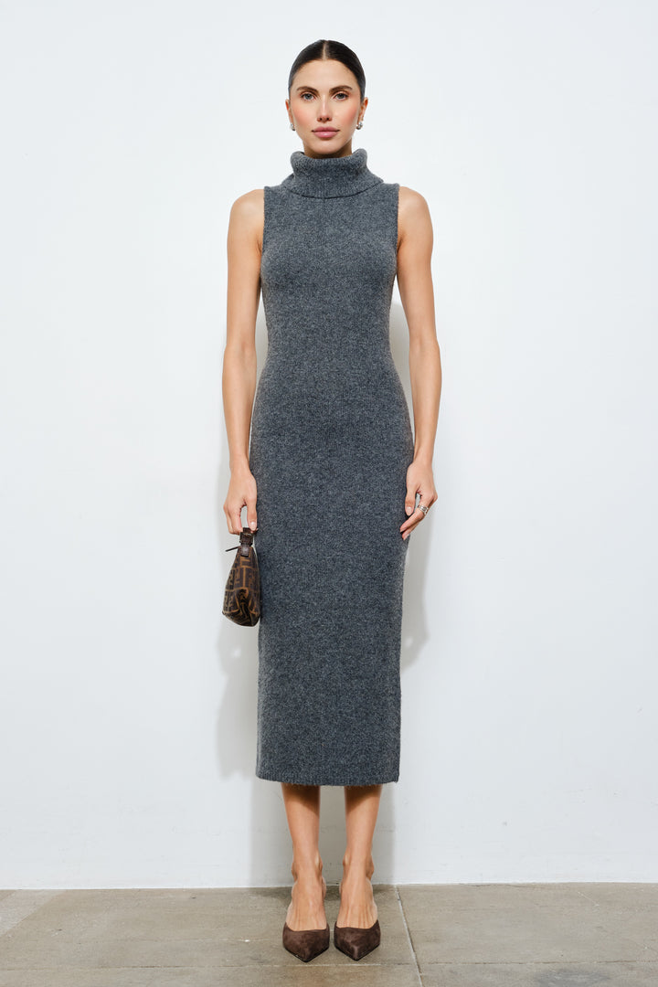 Sleeveless Sweater Dress