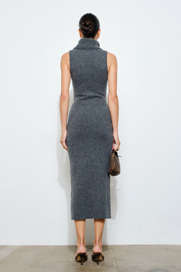 Sleeveless Sweater Dress