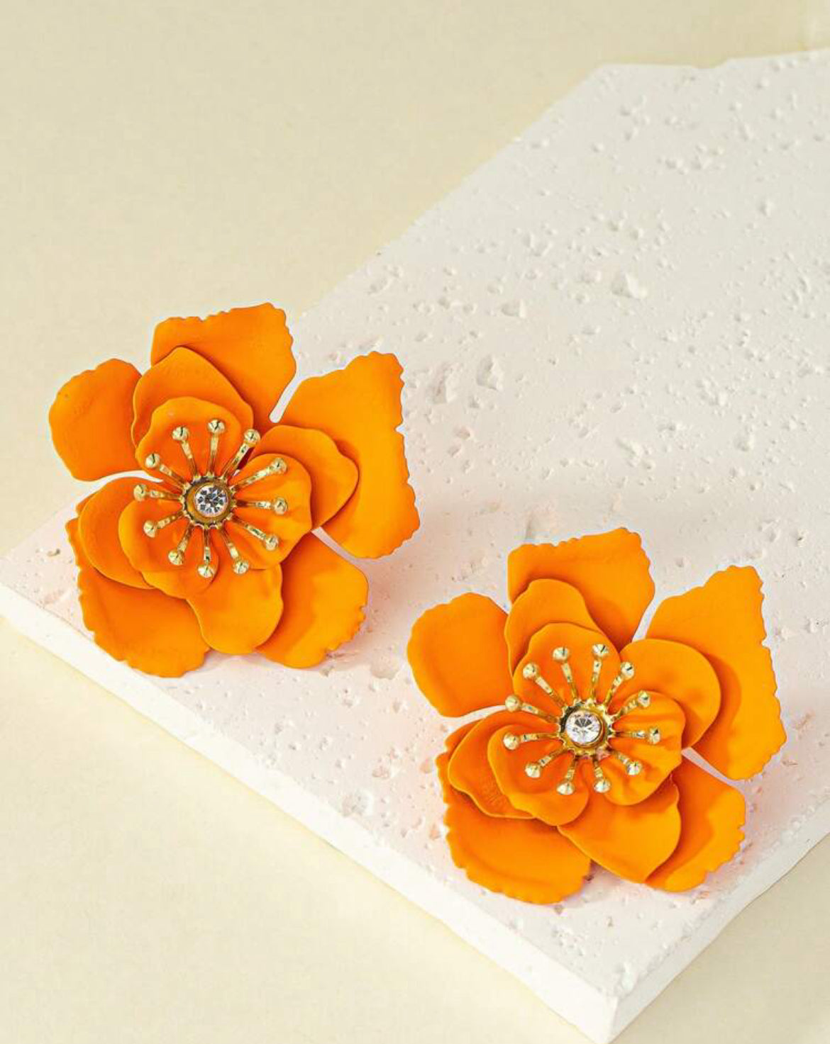 Flower Statement Stud