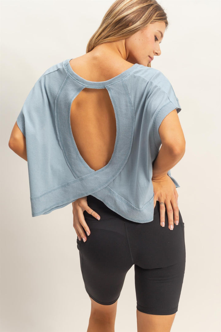 Cross Back Athletic Top