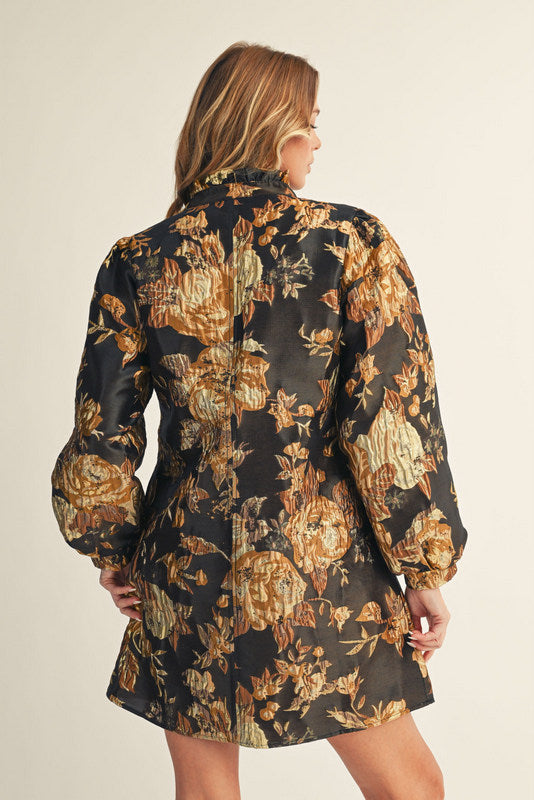 Golden Bloom Dress